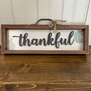 Thankful Wooden Plaques